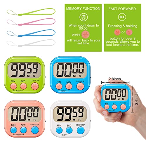 Timers,Classroom Timer for Kids,Kitchen Timer for Cooking,Egg Timer