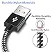 [4 Pack] Micro USB Cable Android [3FT 6FT 6FT 10FT], Premium Nylon Braided Cable, USB to Micro Lightning Cable High-Speed Syncing and Charging Cable for Samsung, Motorola, HTC and More Android Devices