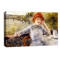 Canvas Wall Art Landscape at Beautiful by Pierre-Auguste Renoir Canvas Prints Home Artwork Decoration for Living Room,Bedroom - 12x18 inches