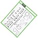 Dry Erase Pockets - Reusable + Oversized - Size 10 X 13 Inches - 10 Pockets for Adults and Children - Mixed Colors - Ideal to use at School or at Work
