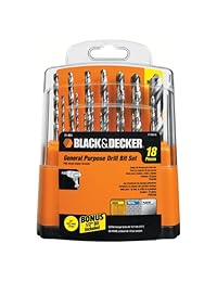 Black & Decker 71 931 HSS juego de brocas, juego de 18