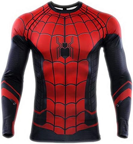 HOOLAZA Avengers Super Heroes Men Long Sleeve Compression T-Shirt Fitness Tops