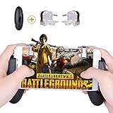 PUBG Mobile Controller Mobile Game Controller Qoosea Sensitive Shoot and Aim Keys L1R1 Shooter Controller Handle Grip Controller for Android IOS Joysticks PUBG Knives Out Rules of Survival