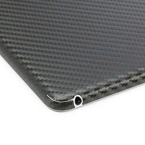 ArmorSuit - iPad 2017 Wifi Screen Protector + Black Carbon Fiber Skin Back Protector MilitaryShield w/ Lifetime Replacements - Front Anti-Bubble Ultra HD Shield (Wifi Version Only)