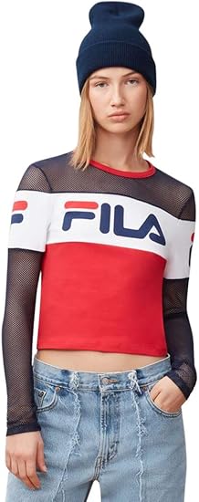 camiseta fila mujer corta