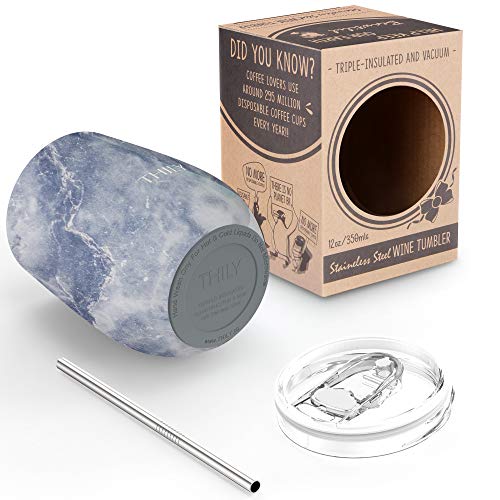 3 Vacuum+Insulated+Stemless+Wine+Tumbler