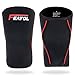 Featol Knee Sleeves (1 Pair) Support & Compression for Weightlifting, Powerlifting, CrossFit - 7mm Neoprene Sleeve for the Best Squats - Both Women & Men, Black