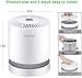 RIGOGLIOSO True HEPA Filter Air Purifier for Home Smokers Allergies and Pets Hair,Filtration System Cleaner Eliminators,Compact Desktop Purifiers Filtration with Night Light,Air Cleaner,GL2109