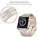 SWEES Leather Bands Compatible with Fitbit Blaze Smart Watch, Genuine Leather Replacement Band with Metal Frame Small & Large for Women Men, Champagne Gold, Rose Gold, Black, Brown, White, Grey, Beige