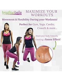 Skinny   playera chaleco de cintura entrenador cuerpo Shaper y el sudor para mujer, faja para figura de reloj de arena quemador de grasa abdominal y adelgazamiento con sin látex zipper-  neopreno