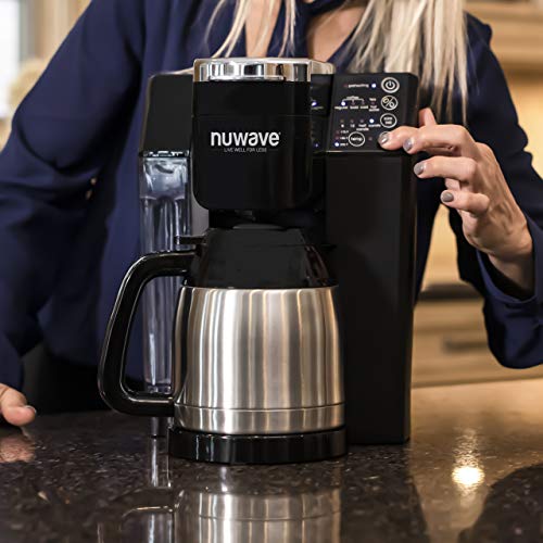 NUWAVE Bruhub ultimate 3in1 coffee system with 3 inserts, reusable