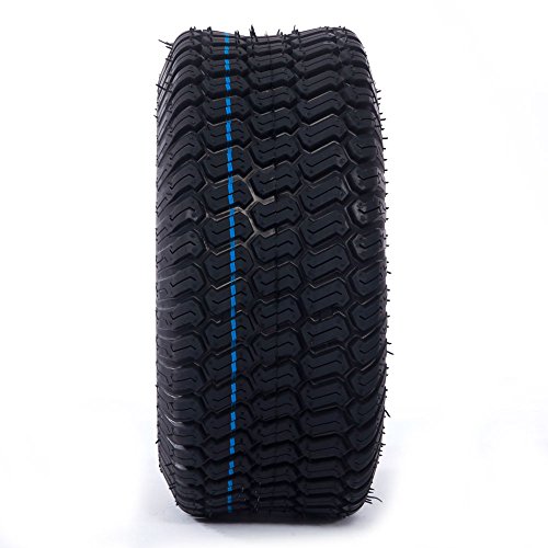 2PC 15x6.00-6 Turf Tires for Lawn and Garden Tractor Mover Golf Cart Tires 4 Ply 15/6-6 Durable