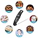 Waterproof Digital Meat Thermometer, Perkisboby Instant Read Food Thermometer With Foldable Probe Backlight Function for Cooking BBQ Grilling Smoker Oven Milk