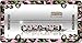 Cruiser Accessories 23093 Camo-Girl License Plate Frame, Chrome w/Fastener caps, 1 frame