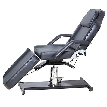 Qivange Hydraulic Massage Table 3 Section Upholstered Massage Bed