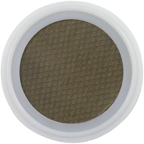 PTFE Sanitary Tri-Clamp Screen Gasket, White - 1" w/ 200 Mesh x 1150 Filter Cloth &amp; 10 Mesh Backer (316L Stainless Steel) 10 Micron