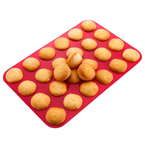 4 Auxcuiso+Muffin+Molds+Silicone+Stick