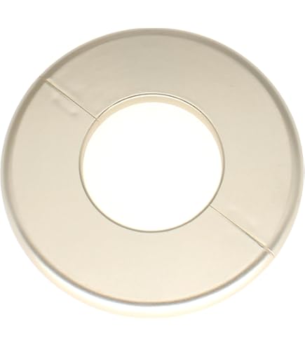 M METERXITY 2-Pack Wall Split Flange, For 1.6 Inch/40mm OD Pipe ABS Escutcheon Plate Round Self