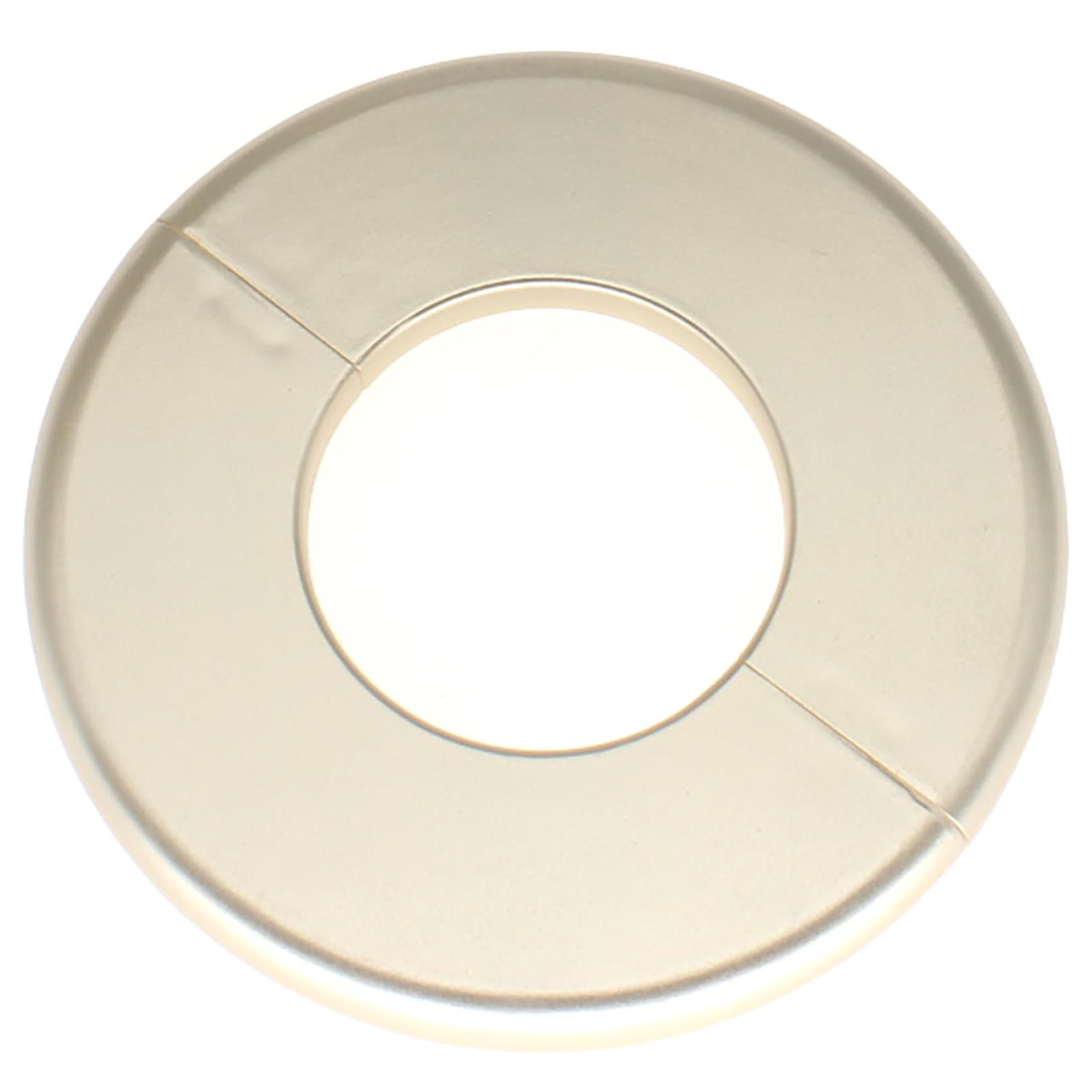 Photo 1 of FDXGYH 2 Pcs 2.0 Inch ABS Wall Split Flange Self-Adhesive tape Round Escutcheon Plate Cover for Water Pipe Faucet Decoration Accessories [Gold]