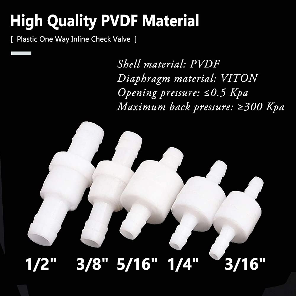 Feelers 3/8" (10MM) One Way Inline Check Valve