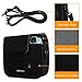 Fintie Protective Case Compatible with Fujifilm Instax Mini 9 / Mini 8 / Mini 8+ Instant Camera - Premium Vegan Leather Bag Cover w/Removable Strap, Vintage Black