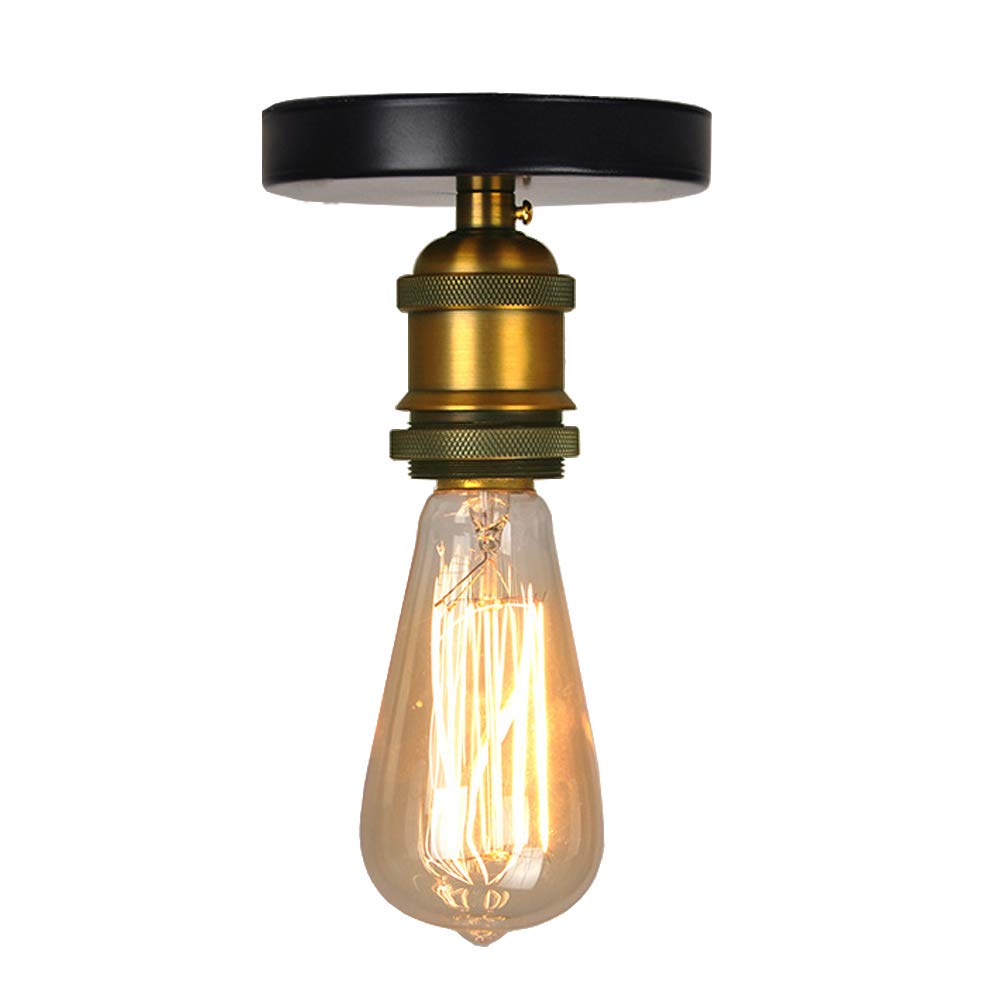 Idegu Vintage Ceiling Light Fitting Industrial Metal Ceiling Light