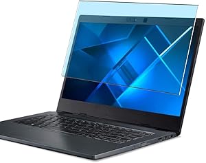 Puccy 2 Pack Anti Blue Light Screen Protector Film, compatible with ACER TravelMate P4 TMP414-51-58VH 14