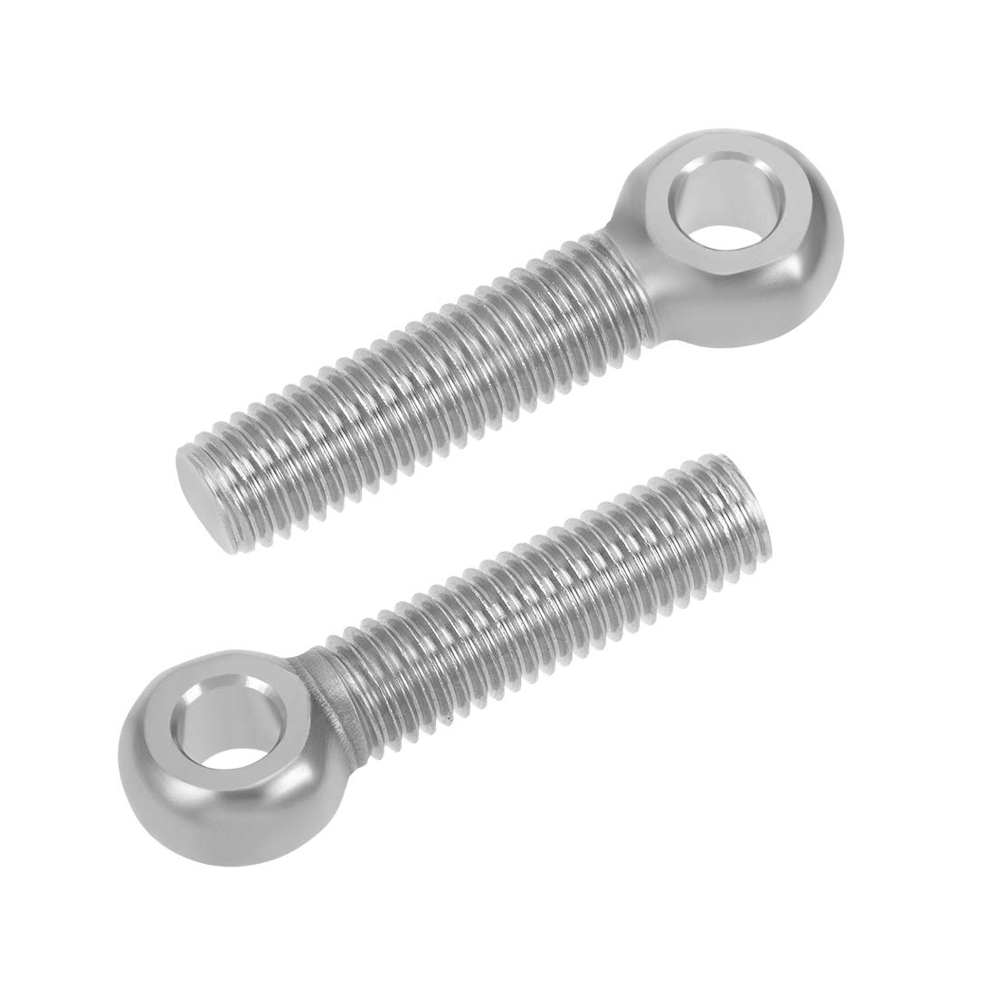 sourcing map M14 x 50mm Machinery Shoulder Swing Lifting Eye Bolt 304 Stainless Steel Metric Thread 2pcs