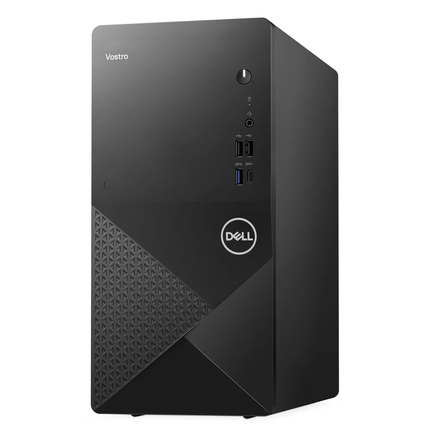 Dell Vostro 3030 3000 Tower Business Desktop Computer, 12th Gen Intel 4-Core i3-12100 (Beat i5-11500T), 16GB DDR5 RAM, 512GB PCIe SSD, WiFi 6, Bluetooth, DisplayPort, HDMI, Type-C, Windows 11 Pro