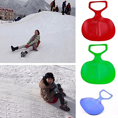 Gracefulvara Outdoor Winter Plastic Skiing Boards Sled Luge Snow Grass Sand - Thumbnail 2