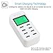 Vanbon Multi USB Charger, 40W 8 Multi-Port Desktop Charger Charging Station LCD Fast Travel Wall Charger Compatible iPhone 8/7/6/6S/Plus, iPad Air/Mini/Pro, Smart Phone, Tablet and Multiple Devices