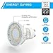 GU10 LED Bulbs 50W Equivalent, 5000K Daylight White Spotlight Bulb GU10 Base, Led Light Bulbs, 120V, 3 Years Warranty, Pack of 6