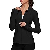 VUTRU Womens Workout Athletic Jackets Zip Up Sport Track Shirts Gym Yoga Sportswear with Pockets