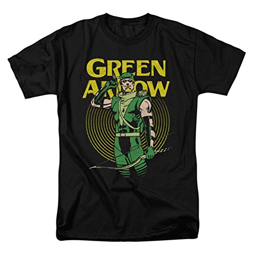 Green Arrow DC Comics Superhero Hypno Target Adult T-Shirt Tee