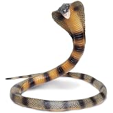 Safari Ltd. Cobra Toy - 36 Inch Realistic Reptile Figure for Kids | 36 Inches Long x 1.5 Inches High, Ages 18 Months+, Safety Tested, BPA Free PVC, Classroom Science, Snake Play
