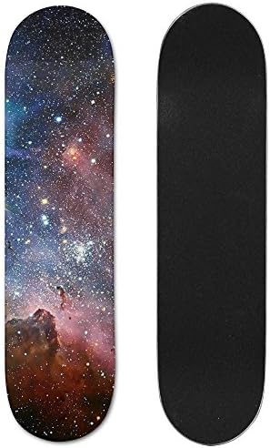 LzVong Longboard Galaxy Vintage 31 Inch Maple Complete Double Kick Concave Standard Skateboards Skate Boards