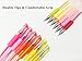144 Pack Premium Glitter Gel Pen Coloring Set - Including 48 Unique Colors Glitter Gel Pens & 96 Glitter Gel Ink Refills for Adult Coloring Books Drawing Sketching Art Markers by VicPow