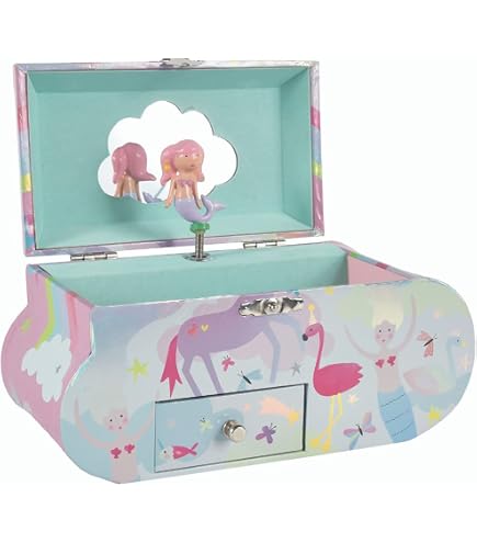 Floss & Rock 40P3571 Rainbow Fairy Tin Tea Set in Rainbow Shaped Box, 10-Piece Set