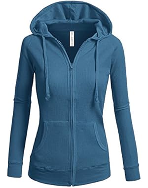 Women's Comfy Versatile Warm Knitted Casual Zip-Up Hoodie Jackets in Colors