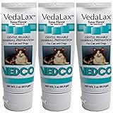 Vedalax 3 Pack Tuna Flavored Hairball Preparation for Dogs and Cats, 3 oz. Each