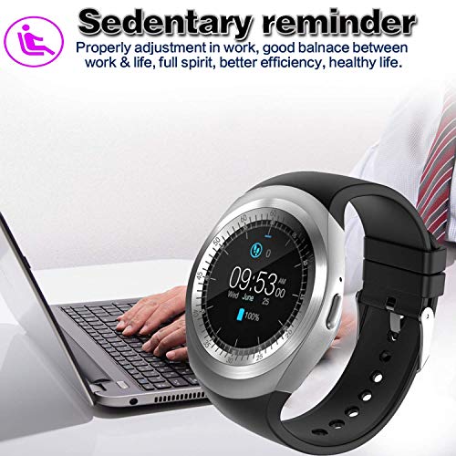 [2020 New] Smart Watch-Touchscreen Smartwatch for Android iOS Phones Activity Fitness Tracker with Heart Rate Blood Pressure Monitor Sport Watch Pedometer Calorie Men Women Xmas Holiday Birthday Gift - Thumbnail 4