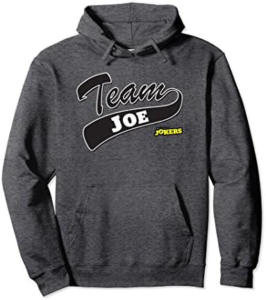 Unisex Throwback Team "Joe" Hooded Sweatshirt Large Dark Heather