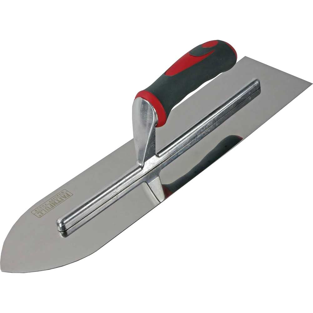 Faithfull SGTFL16SS Soft Grip Flooring Trowel Stainless Steel 16 x 4-inch