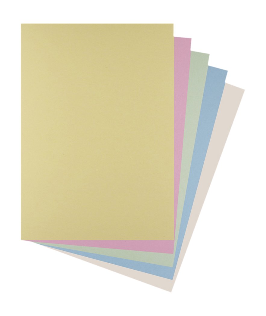 House of Card & Paper A4 220 gsm Card - Assorted Pastel (Pack of 100 Sheets)
