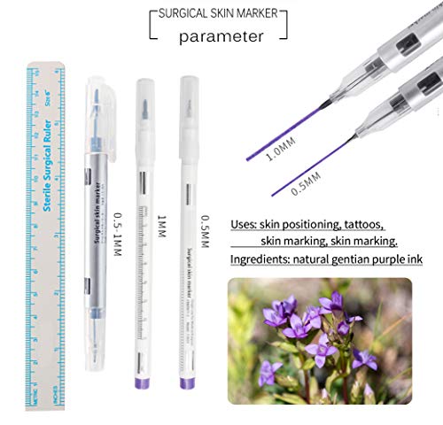 2 Professional+Surgical+Markers+Eyebrow+Individually
