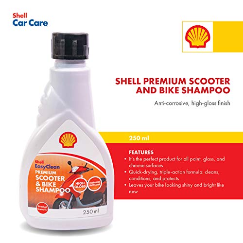 Shell Scooter & Bike Shampoo 250 mL - Car And Bike Care