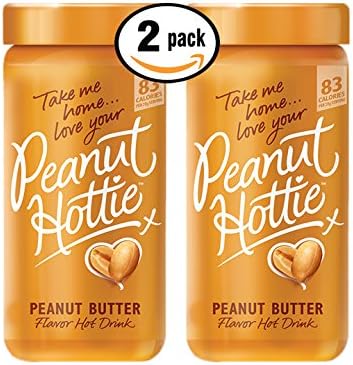Pack of 2 - 9.15 oz Peanut Hottie Peanut Butter Flavored Hot Drink