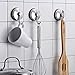 JOMOLA Suction Cup Hooks Heavy Duty for Shower Loofah Towel Holder Vacuum Key Hook Bathroom Glass Shower Door Hanger Wreath Kitchen Dishcloth Hanging Hook Stainless Steel Brushed Finish 2 Packs
