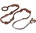 Women Bohemian Chain Wood Waist Belt With Dress and Sweater Knotted Decorated