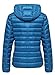 Wantdo Women's Hooded Packable Ultra Light Weight Down Coat Short Outwear(Acid Blue,US X-Large)